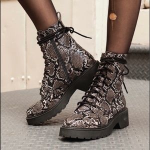 Steve Madden combat boots